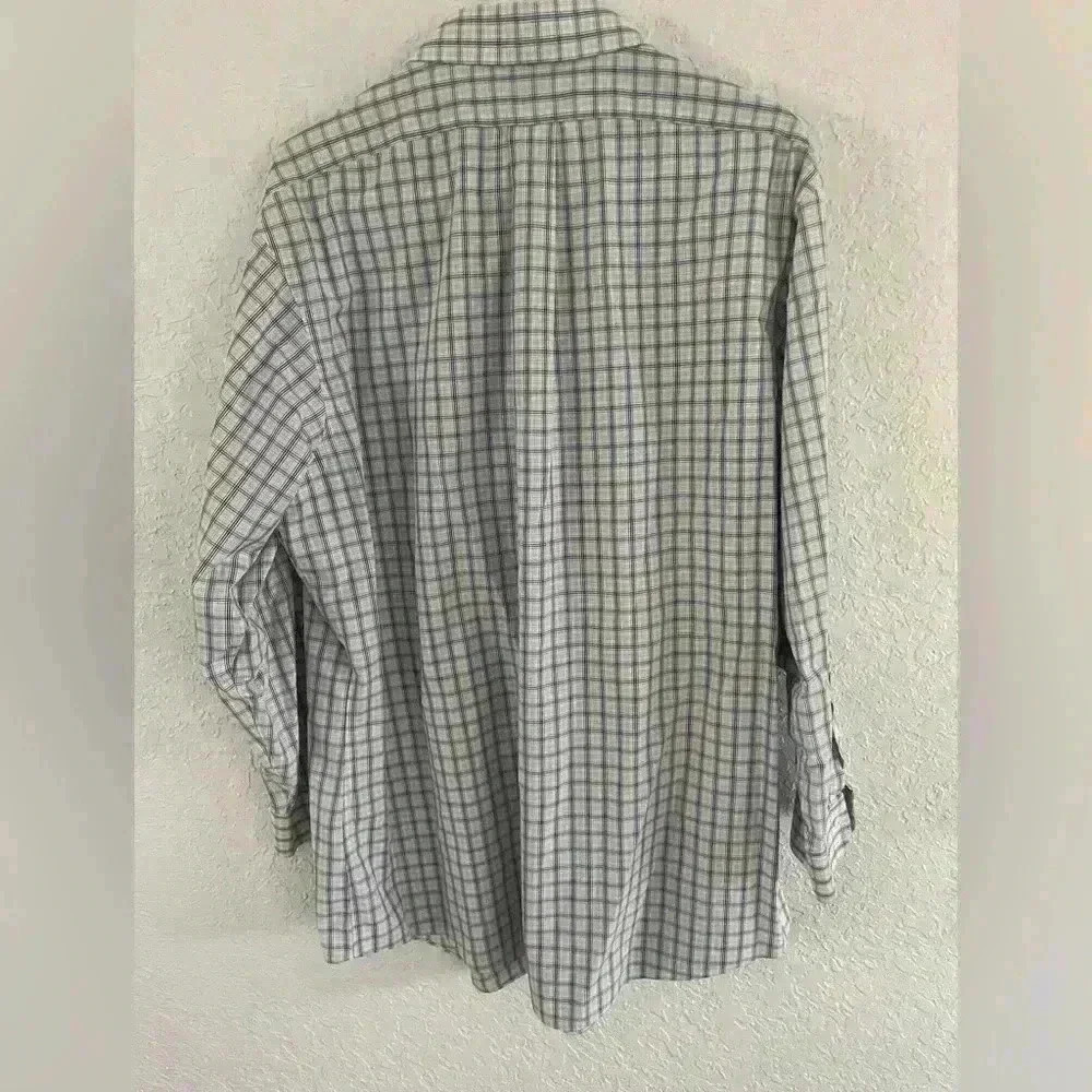 Brooks Brothers red/white plaid button down dress shirt 17 1/2- 33 - Picture 3 of 3